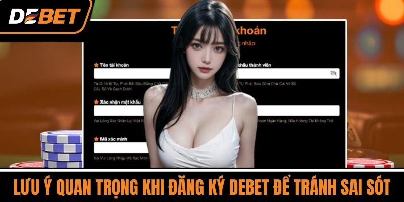 Lưu Ý Quan Trọng Khi Đăng Ký DEBET Để Tránh Sai Sót