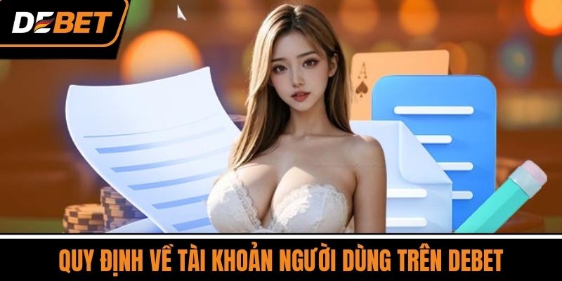 Quy định về tài khoản người dùng trên DEBET